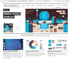 Raconteur fintech page screenshot